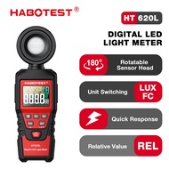 HABOTEST HT620 Digital Light Meter 100000 LUX Photometer Luxmeter Professional Lux Meter Digital LED