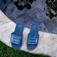 SandSo - Q25 Polos Sandals Pria Karet Jelly Rubber Sandal Kesehatan Rematik Laki Polos Plain Slop Se