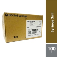 BD 3ML Syringe Luer Lock Tip 100's BD 3cc LL Full Box