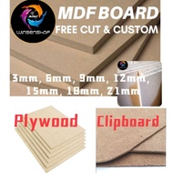 Plywood  MDF board / 3mm 6mm 9mm 12mm 15mm 21mm  medium density fiberboard papan Design cut, free cut CARR