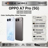 OPPO A7 Pro 5G [6GB RAM 256GB ROM] [8GB RAM 256GB ROM]