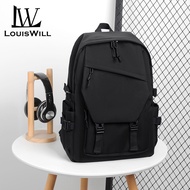 LouisWill Men Backpack Laptop Backpack Waterproof Travel Backpack Business Bag College Backpack Casu