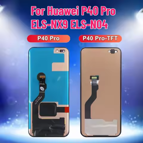 TFT DIsplay for Huawei P40 Pro ELS-NX9 ELS-N04 LCD Display Touch Screen Digitizer Assembly Replaceme