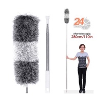 [24H Ship] 280cm Telescoping Duster Ceiling Cleaning Tool Lightweight Flexible Dust Brus rAvINOC4tu0