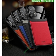 SAMSUNG A52 / A52 5G / A52S SHOCKPROOF CASE HIGH QUALITY FASHION GLASS LEATHER