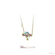 Gold Buzz Lightyear Necklace (CZ Diamond)