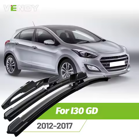 Front & Rear Wiper Blades Set For Hyundai I30 GD 2012-2017 Windshield Windscreen Window Rain Brushes