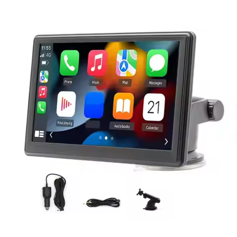 A55E-7 Inch Wireless Carplay Android Auto Player Car GPS Navigation Mobile Phone Interconnection Mul
