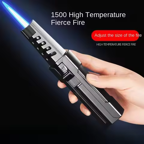 Blue Flame Goes Straight Into The Spray Gun High Temperature Lighter Creative Multifunctional Weldin
