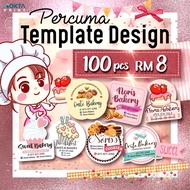 🔴TEMPLATE DESIGN🔴 LABEL STICKER MURAH | CUSTOM DESIGN