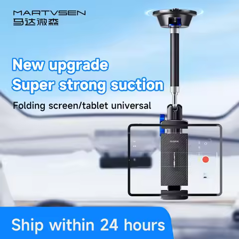 Car Tablet Holder Long Arm Suction Cup Mount for iPad Pro Air 4-13'' Xiaomi Tablet SUV Truck Vehicle