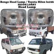 Bongo Head Lamp / Toyota Hilux ln166 Head Lamp Lampu Besar Square SEAL BEAM Universal Square 6052 He