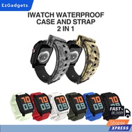 【Sg】Sporty iWatch Waterproof Case and Strap 2 in 1 for iWatch Series SE/6/5/4/3/2/1（42/44 mm）