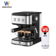 Worldtech Xpresso เครื่องชงกาแฟสด รุ่น WT-CM15 เครื่องชงกาแฟอัตโนมัติ Coffee Machine เครื่องชงกาแฟ เครื่องทำกาแฟอัตโนมัติ + พร้อมชุดด้ามชงกาแฟ *Upgrade Version* WT-CM15 One