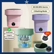 5.5/8/12L Foldable Portable Washer Underwear Girls Lingerie Laundry Hostel Gift Hadiah Perempuan Mes