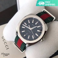 นาฬิกา GUCCI GG2570 BLACK DIAL GREEN RED YA142305 ขนาด 41 มม.