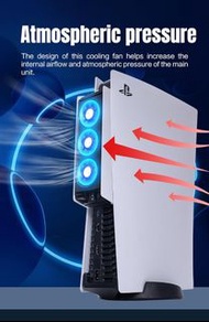 USB PS5 遊戲機超強風超靜音散熱風扇帶 2 級風檔調節  bynckp USB PS5 Game Console Super Strong Wind Super Quite Heat Dissi
