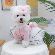 Dog Clothes Spring Summer New Products Small Dog Cat Pink Dress