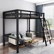 Loft Bed Frame Loft Bed Nordic Iron Dormitory Noise Free Bed Bedroom Loft Bed Frame