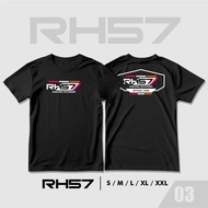Distro T-shirt RH 57 Original / T-shirt Full Printbiru - Vintage Stars Cotton30's T-shirt BINTANG