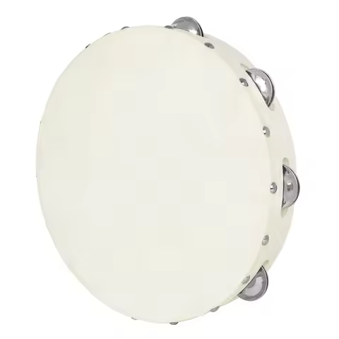 10 Inches Tambourine Sheepskin Tambourine Wooden TambourinePercussion Instruments Suitable For Enlig