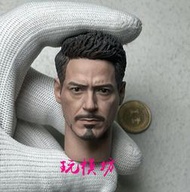 【現貨H-031】  1/6   東尼·史塔克 MK50 男頭雕 模型