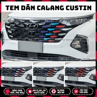 Custin PQ 3M calang sticker, Custin car front decal to decorate and create a highlight