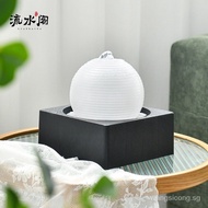 Simple Living Room Flowing Water Fountain Decoration Feng Shui Ball Waterscape Desktop Wheel Rise Money Group Crafts
