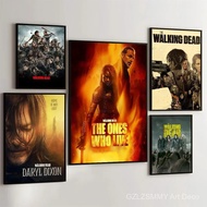 1PC The Walking Dead Horror TV Show Movie Posters Retro Kraft Paper DIY Room Bar Cafe Aesthetic Art 