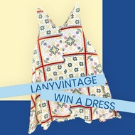 Unique 2hand brocade pattern dress