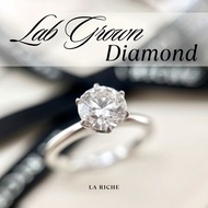 Timeless one 1ct Lab-Grown Diamond Ring Premium Quality 925 Sterling Silver Case With Cert. IGI And 