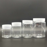 50pcs 500ml / 17oz Honey Square Bottle Pet Jar