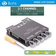 Brifit เครื่องขยายเสียง Zk-tb21 2.1ช่องโมดูลเครื่องขยายเสียงดิจิตอลบลูทูธ5.0ขนาดเล็กบอร์ดแอมป์ลำโพงเ