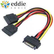 26EDIE1 Hard Disk Power Male to Female 15Pin 20CM Power Extension Cable PSU Extension Cable PSU Cable Power Lead Connector Wire Power Splitter Cable SATA Power Cable