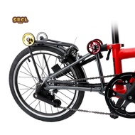 Durable 60mm Aluminum Alloy Easy Wheel for Brompton Folding Bike Enhanced Safety