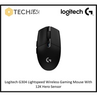 Logitech G304 LIGHSTPEED Wireless Gaming Mouse, Hero 12K Sensor, 12,000 DPI, Lightweight, 6 Programm