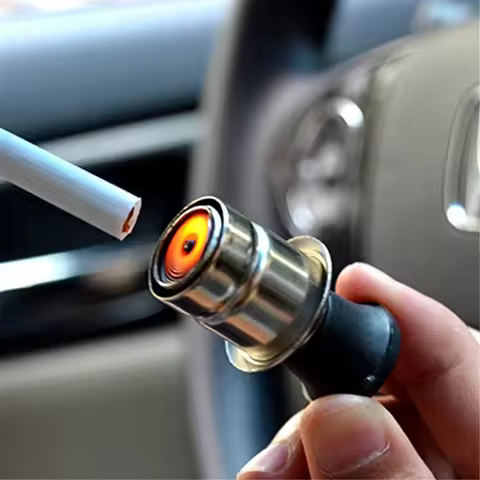 21mm Universal Car Cigarette Lighter Plug Power Adapter 12-24V for Auto Truck Motorcycle Power Socke