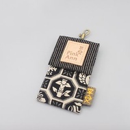 平安經典卡包-窗花吉祥圖騰(黑),悠遊卡包直接過卡