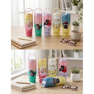 AJ Tumbler 1518 900Ml | Little Cutie Aesthetic Tumbler 900ml – Stainless Steel Cup with Straw