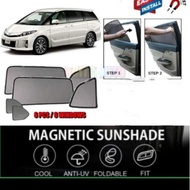 TOYOTA ESTIMA ACR50 MAGNETIC SUNSHADE - 6 PCS/SET