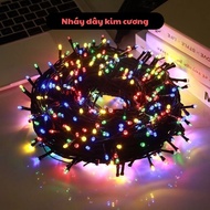 50m waterproof outdoor decorative diamond string flashing light