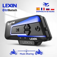 Lexin B4fm-X Motorcycle Intercom &amp; Helmet Headset 10 Rider 2000M Bluetooth Music Sharing Fast Charg