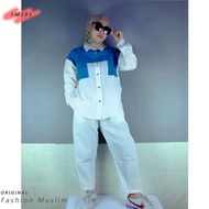 KATUN Muslim Clothing Set with Cotton Crepe Combination Original FM101