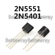 200PCS 2N5551 2N5401 5551 5401 TO-92 (100PCS*2N5401+100PCS*2N5551 ) Bipolar Transistors NEW