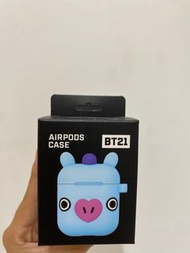 全新正版BT21 AirPods 耳機保護殼 BTS Mang金南俊金碩珍閔玧其鄭號錫朴智旻金泰亨田柾國 #23畢業出清