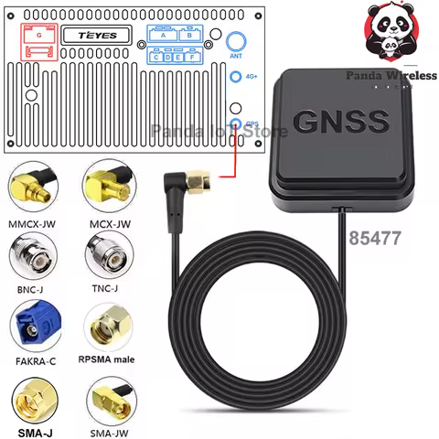 1pcs W70D2 GPS L1/L2/L5 B1/B2/B3 E1/E2/E5a/E5b Antenna IP66 RPSMA/SMA/TNC/BNC/MMCX/Fakra/MCX For Car