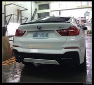 【德研國際】全新 BMW F26 X4 M-TECH  後保桿配件總成，PP材質，台灣 an 製造，另可加購輪弧