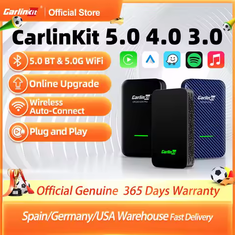 CarlinKit 5.0 4.0 3.0 CarPlay Wireless Dongle Activator Auto-connect For Audi Porshe Benz VW Volvo T