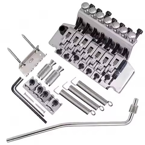 7-String Guitar Bridge 7 String Tremolo Bridge For Guitar Repair Saddle String Bridge Vibrato Pull P