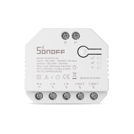 SONOFF DUALR2 / DUALR3 Lite WiFi Smart Switch 2 Gang Wireless Light Switch สวิตช์ WiFi Neutral Wire DIY Smart Module eWeLink APP Control Timing Voice Control Smart Home Switch